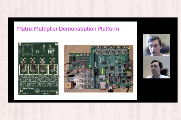 Illustration. Screen dump from online meeting.